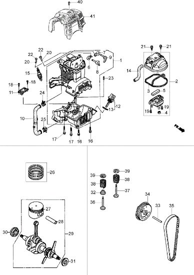 Engine DS 3600 4S Brushcutter