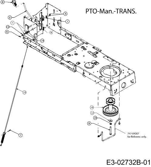 Levers FORMULA 97/13,5 T Cat.2007 Garden tractor