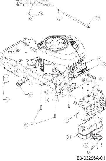 Engine FORMULA 108/15,5 H Cat.2007 Garden tractor