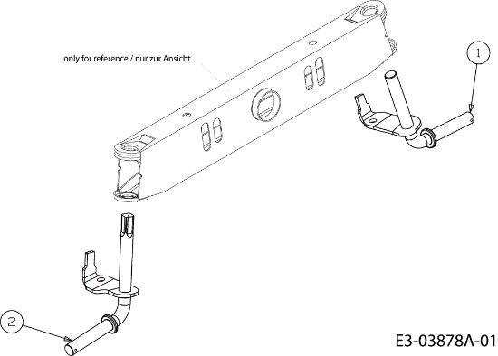 Axle pivot FORMULA 97/13,5 T Cat.2008 Garden tractor