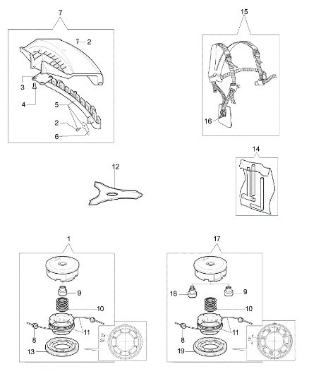 Accessories DS 3800 T Brushcutter