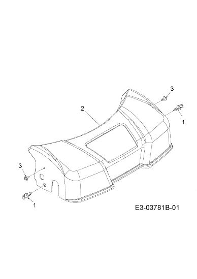 Protective guard LR 55 VBX 4 in 1 Lawnmower