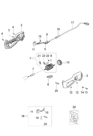 Motor 8060 Electric trimmer