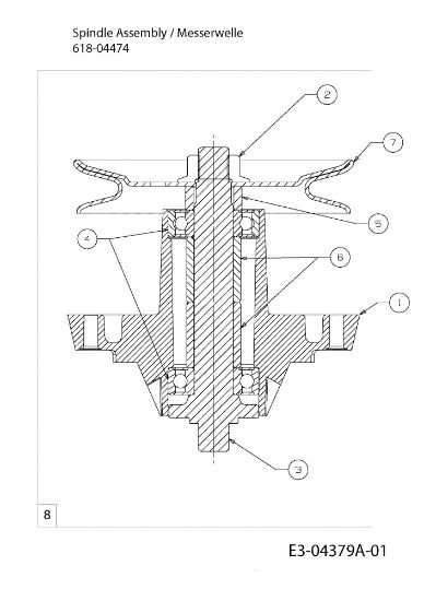 Blades support STORM 95/11,5 T Garden tractor