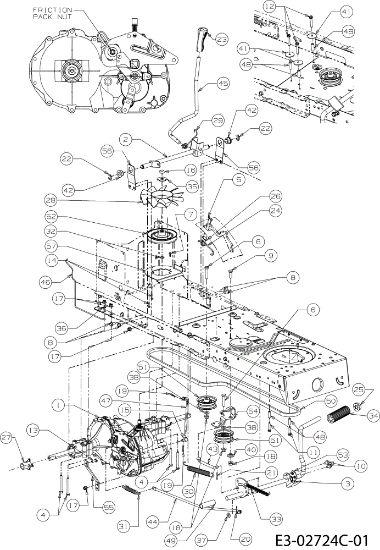 Transmission STORM 108/17,5 H Garden tractor