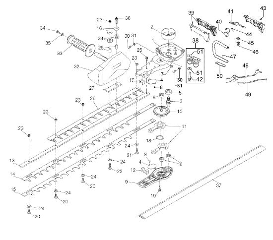 Blades group TGS 2750 XP Hedgetrimmer