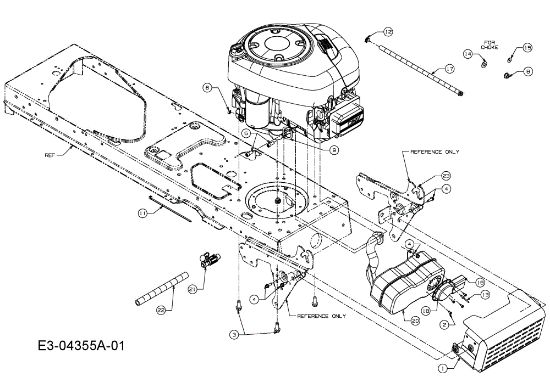 Engine KOMMAND PLUS 105/17,5 H Garden tractor