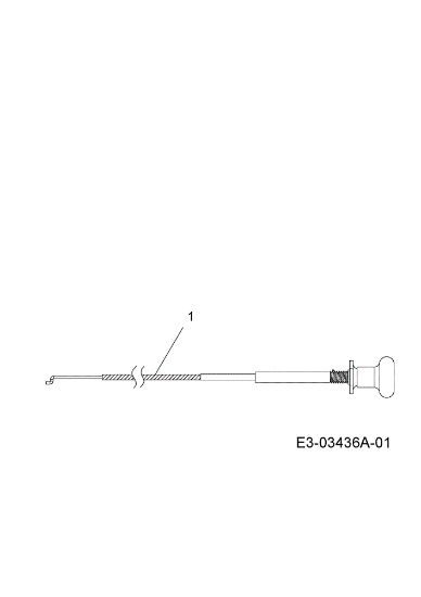 Starter cable KOMMAND PLUS 105/22 H Garden tractor