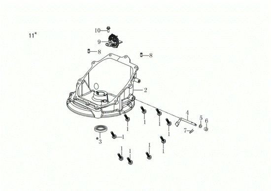 Tapa basamento LR 44 PK COMFORT PLUS (K 605) EURO 5 Cortacesped