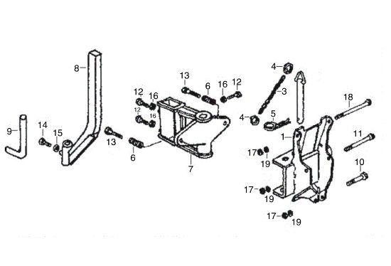 Structural steel components (2/2) 160 (Fino/Until 2009) Rotary tiller