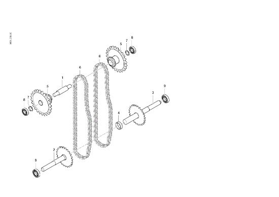 Chains 162 (Fino/Until 2009) Rotary tiller