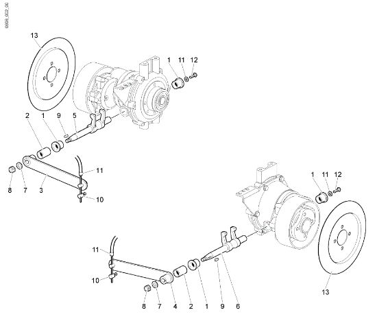 Driving clutch FC 30 M (Fino/Until 2009) Mower