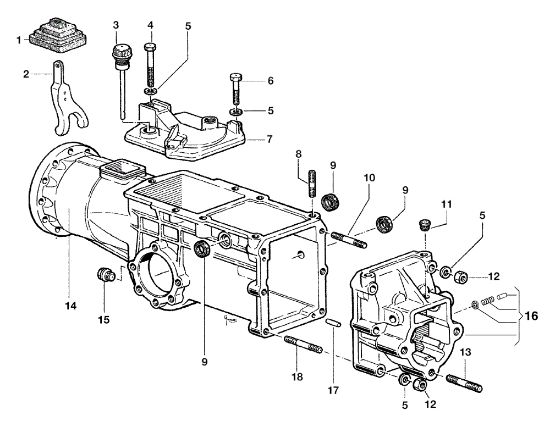 Speed-change gear box KAM 5 HF Rotary cultivator