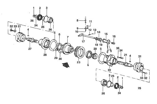Shift gear 506 / 506 CDA Rotary cultivator