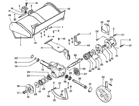 Tiller 65 - 70 cm 506 / 506 CDA Rotary cultivator