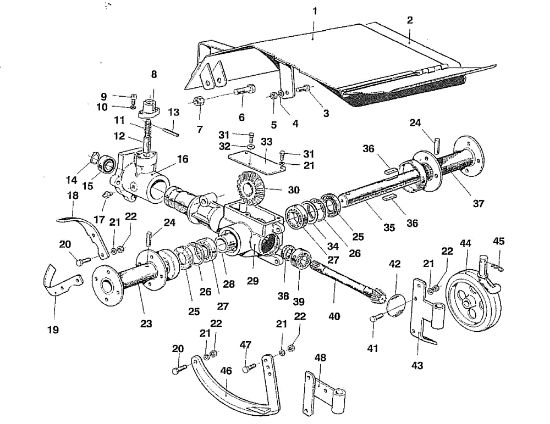 Tiller 60 cm 506 / 506 CDA Rotary cultivator