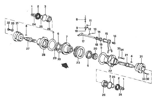 Shift gear 508 / 508 CDA Rotary cultivator