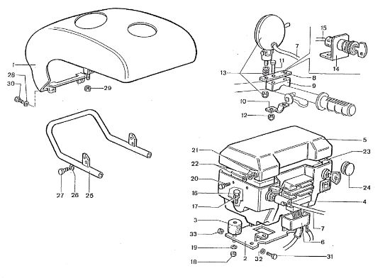 Electric starter "Headlamp handle" 600 Rotary cultivator