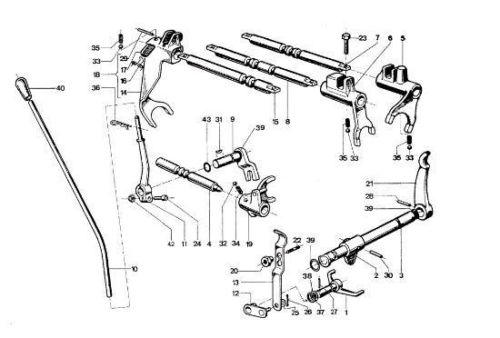 Internals controls 600 Rotary cultivator
