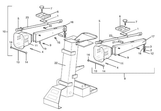 Handlebars SPLIT 620 T Logsplitter
