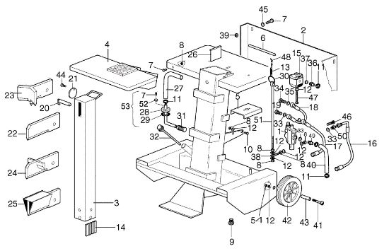 Crankcase SPLIT 700 T Logsplitter