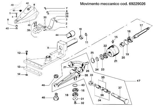 Mechanical movement 69229026 FC 30 M Mower