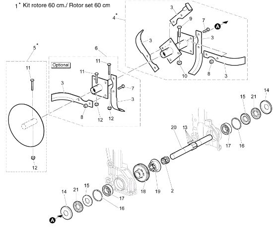Tiller 110 Rotary tiller