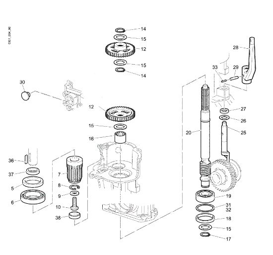 Gears (Gearbox) 110 Rotary tiller
