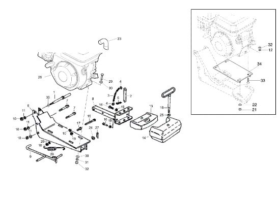 Structural steel components (1/2) 162 (EN 709) Rotary tiller