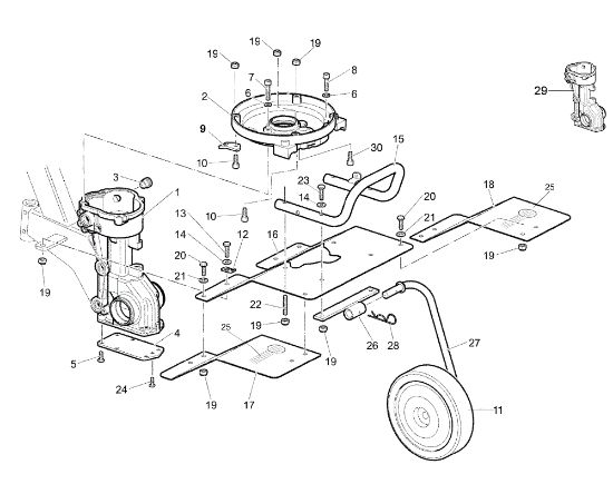 Speed-change gear box 112 (EN 709) Rotary tiller