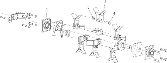 Illustrated parts list 2 L0091000 Trinciasarmenti TR 650 Flail mowers
