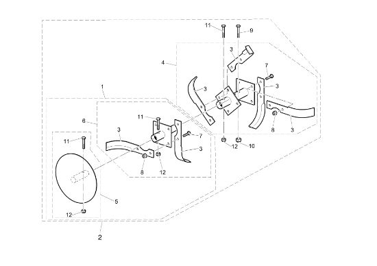 Tiller 102 S Rotary tiller
