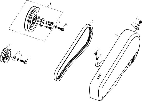 Hood 104 (K800 HC) Rotary tiller