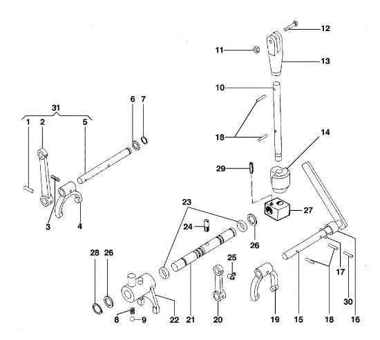 Internals controls FC 120 (K800 H) Mower