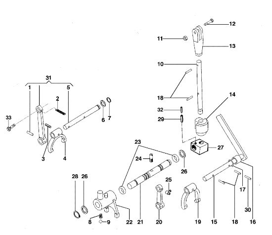 Internals controls BRIK 1 S Rotary cultivator