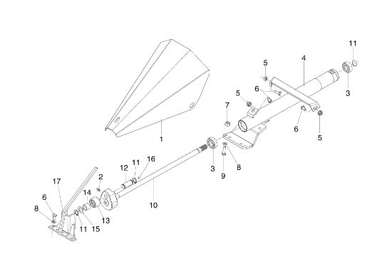 Cam drive 69229092 BRIK 1 S Rotary cultivator