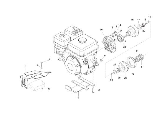 Clutch FC 130 S Mower