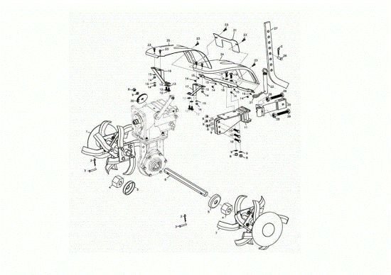 Guard 118 (K900 HR) - EURO5 Rotary tiller