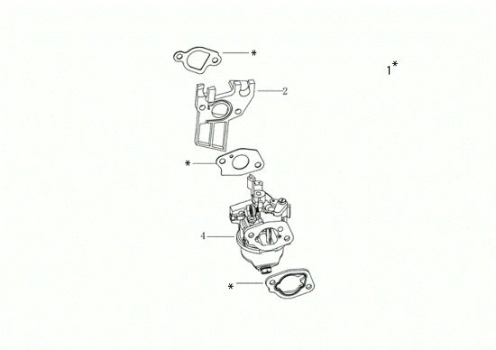 Carburetor 118 (K900 HR) - EURO5 Rotary tiller
