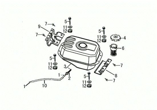 Tank NTS 65 (K1100 H) Flail mowers