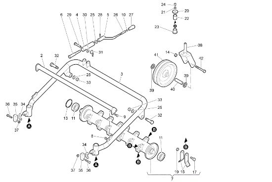 Cutting unit (Rotor) NTS 65 (K1100 H) Flail mowers