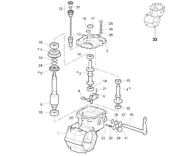 Gears (Gearbox) (1/2) NTR 340 K (K655 HF) Transporter