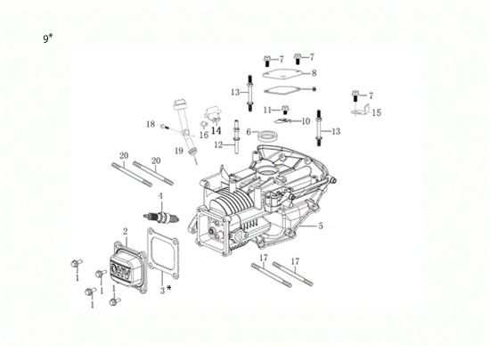Crankcase NTR 340 K (K655 HF) Transporter