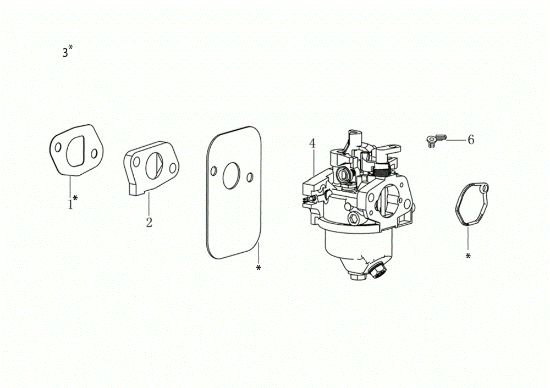 Carburetor NTR 340 K (K655 HF) Transporter