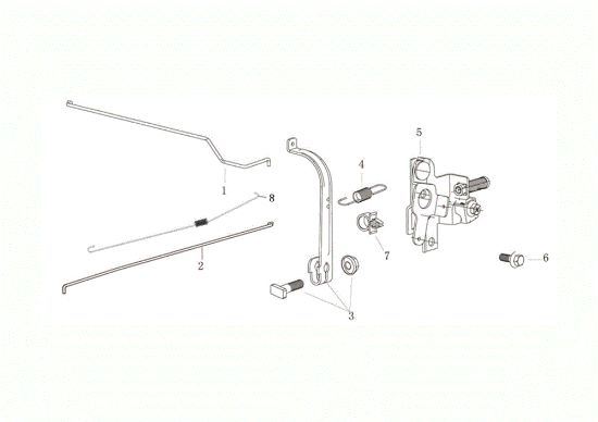 Control lever NTR 340 K (K655 HF) Transporter