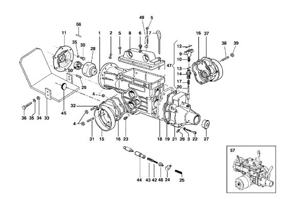 Speed-change gear box FC 120 S Mower