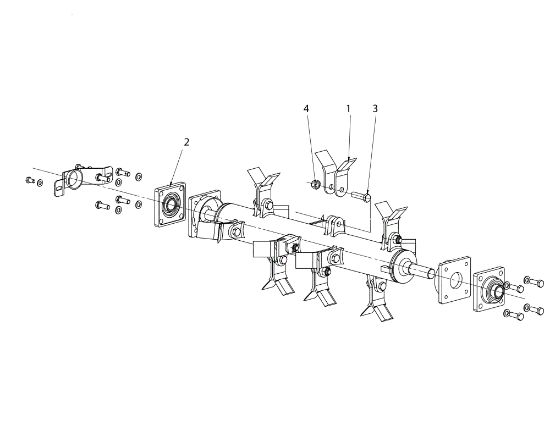 Illustrated parts list 2 L0091000 Trinciasarmenti TR 650 (da 03/2017) Flail mowers
