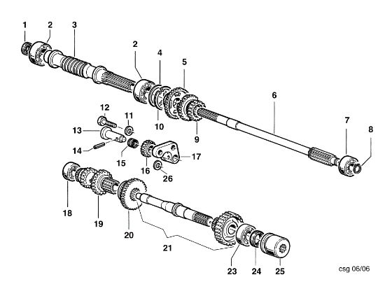 Gears (Gearbox) FC 30 FC 30 (20/07/2021)