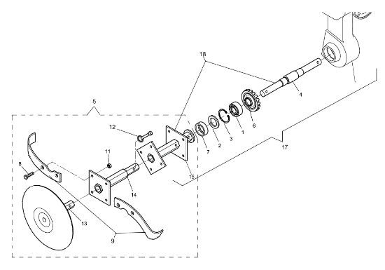Tiller 115 S Rotary tiller