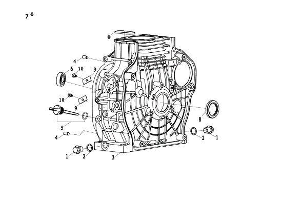 Baseframe MOTORE K7000 HD - conico / conical Engine